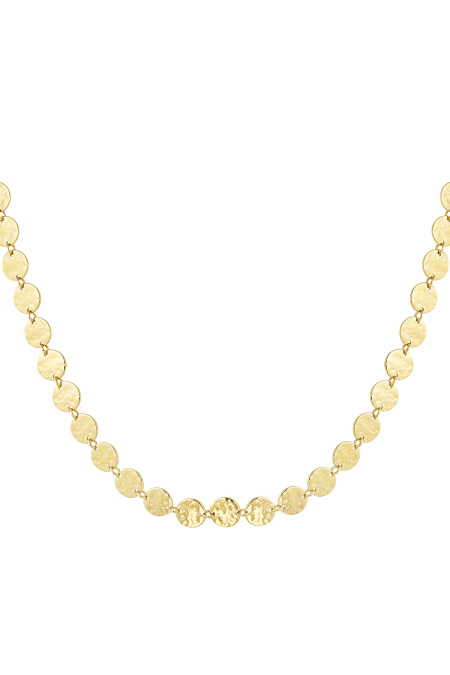 Collier vintage rond - doré