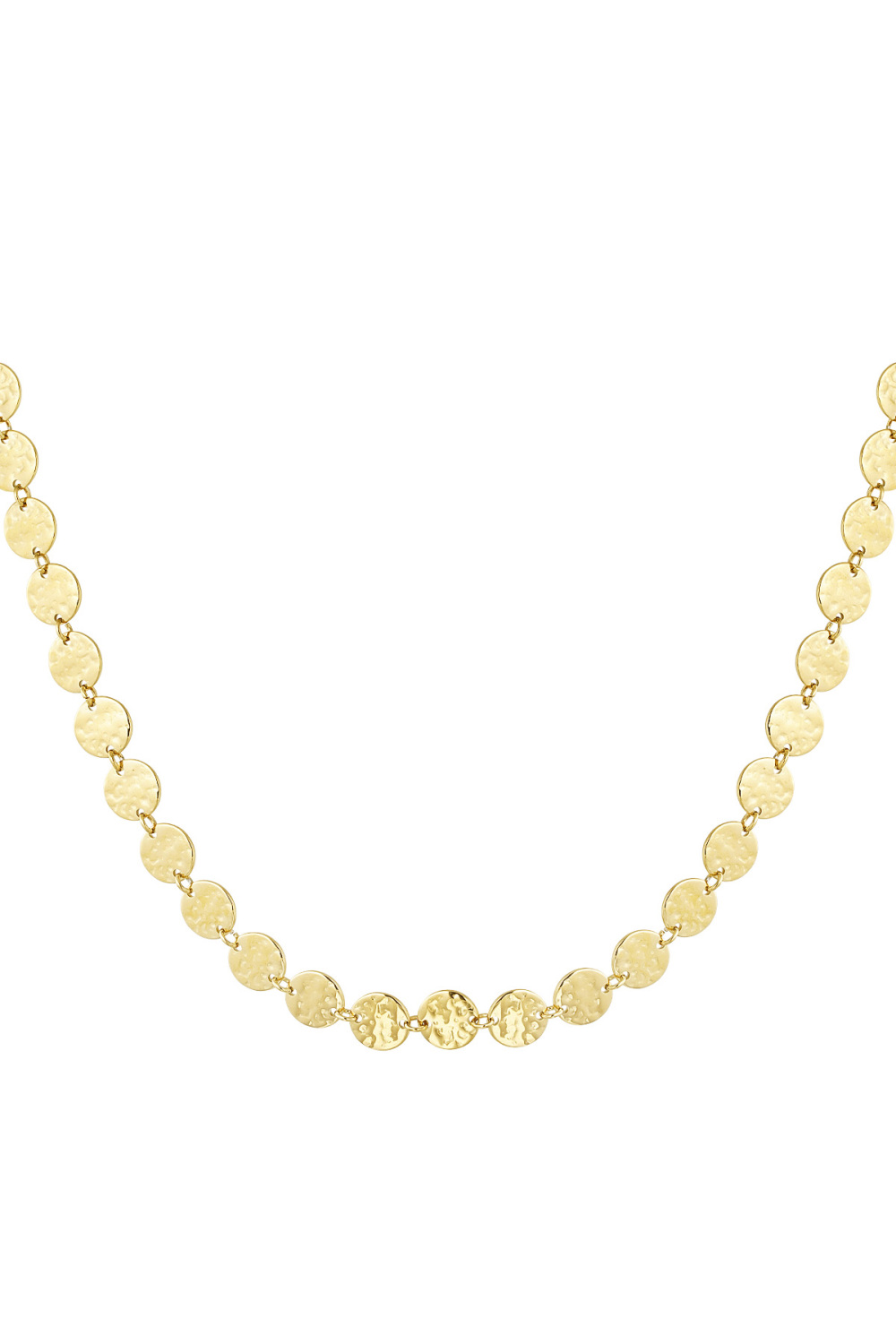 Collier Vintage Rond - Doré