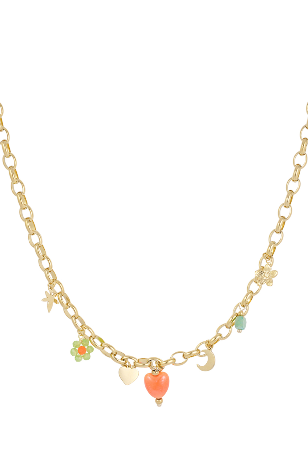 Collier À Breloques Choisis-Moi - Doré
