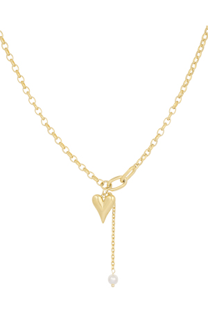 Collier Jolis Coeurs - Doré h5