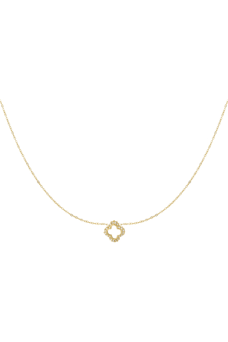 collier trèfle diamant