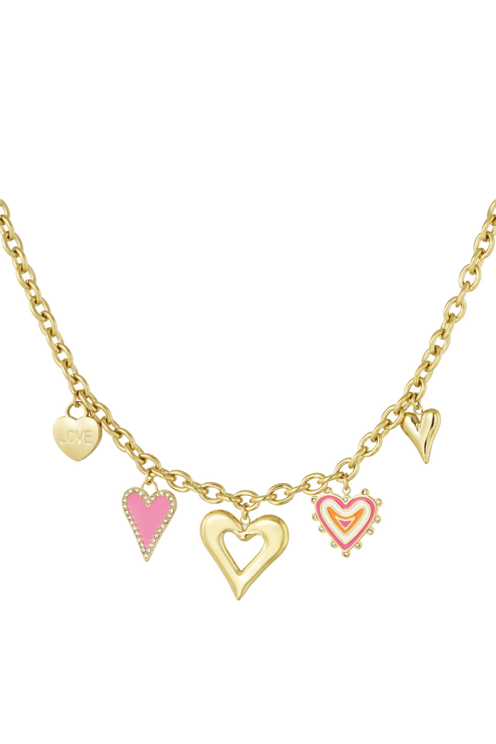 Collier À Breloques L'amour Gagne Toujours