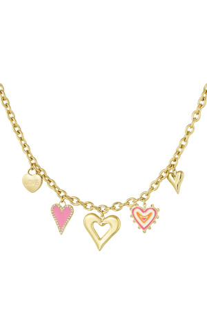 Collier À Breloques L'amour Gagne Toujours h5
