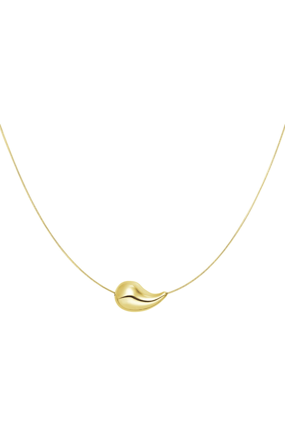 Collier Simple Avec Goutte - Doré  