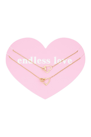 Collier Amour Éternel - Doré h5 