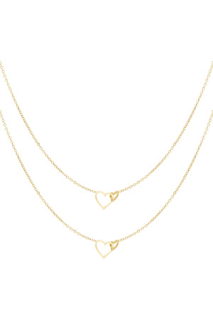 Collier Amour Éternel - Doré h5 Image2