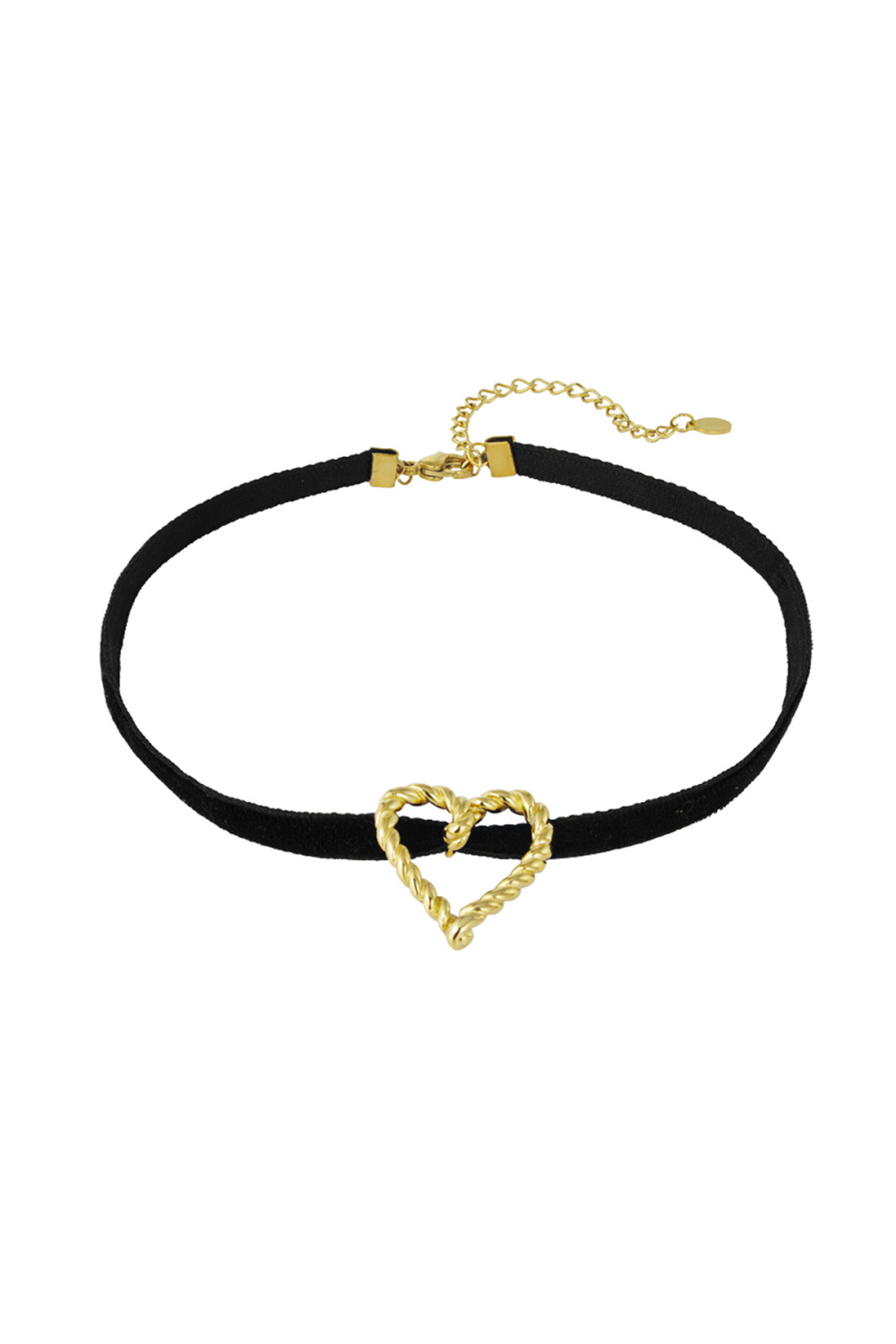 Collier Amour Torsadé - Doré 