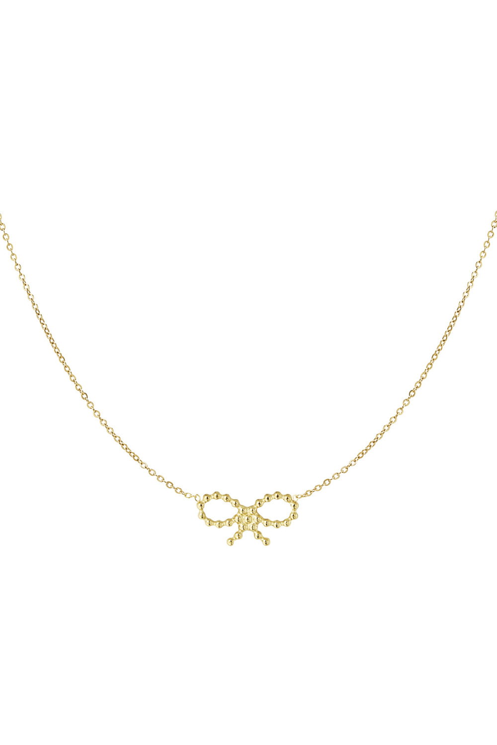 Collier Noeuds Dimanche - Doré 
