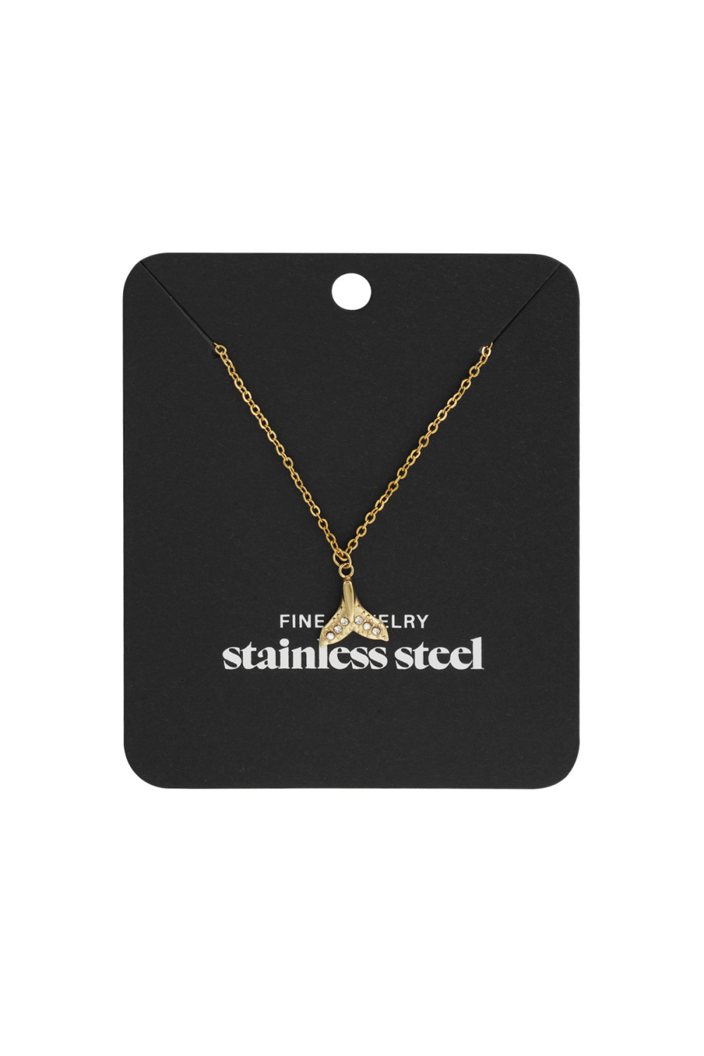 Collier Queue De Baleine - Doré Image3