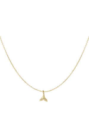 Collier Queue De Baleine - Doré h5 