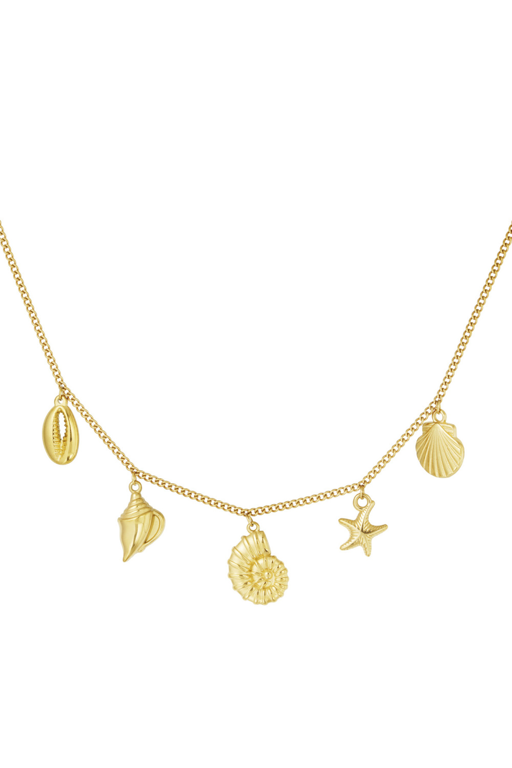 Collier À Breloques Summer Lovin' Couleur Or 