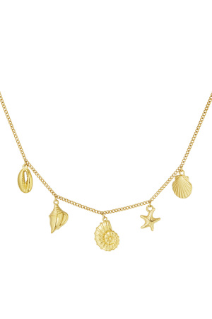 Collier À Breloques Summer Lovin' Couleur Or h5 