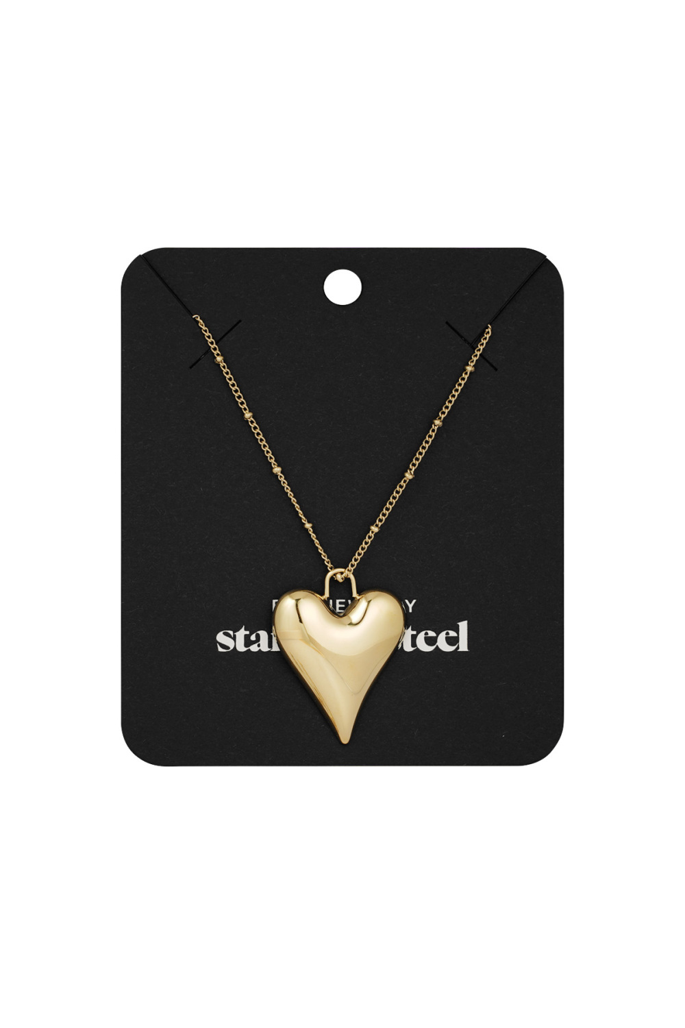 Collier Avec Breloque En Forme De Cœur h5Image3