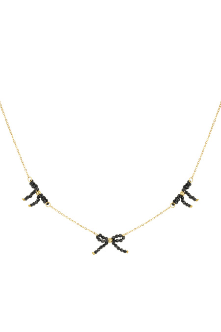 collier noeuds de perles