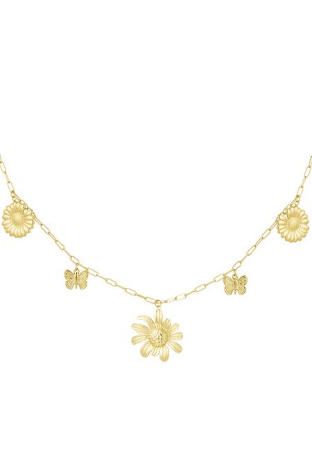 collier à breloques flowerlicious