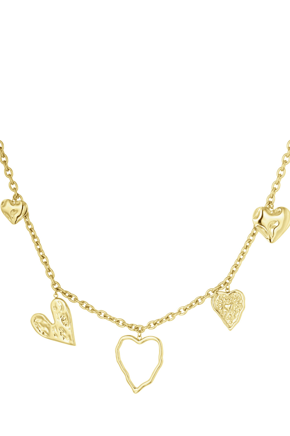 Collier Déclaration Pleine De Cœur