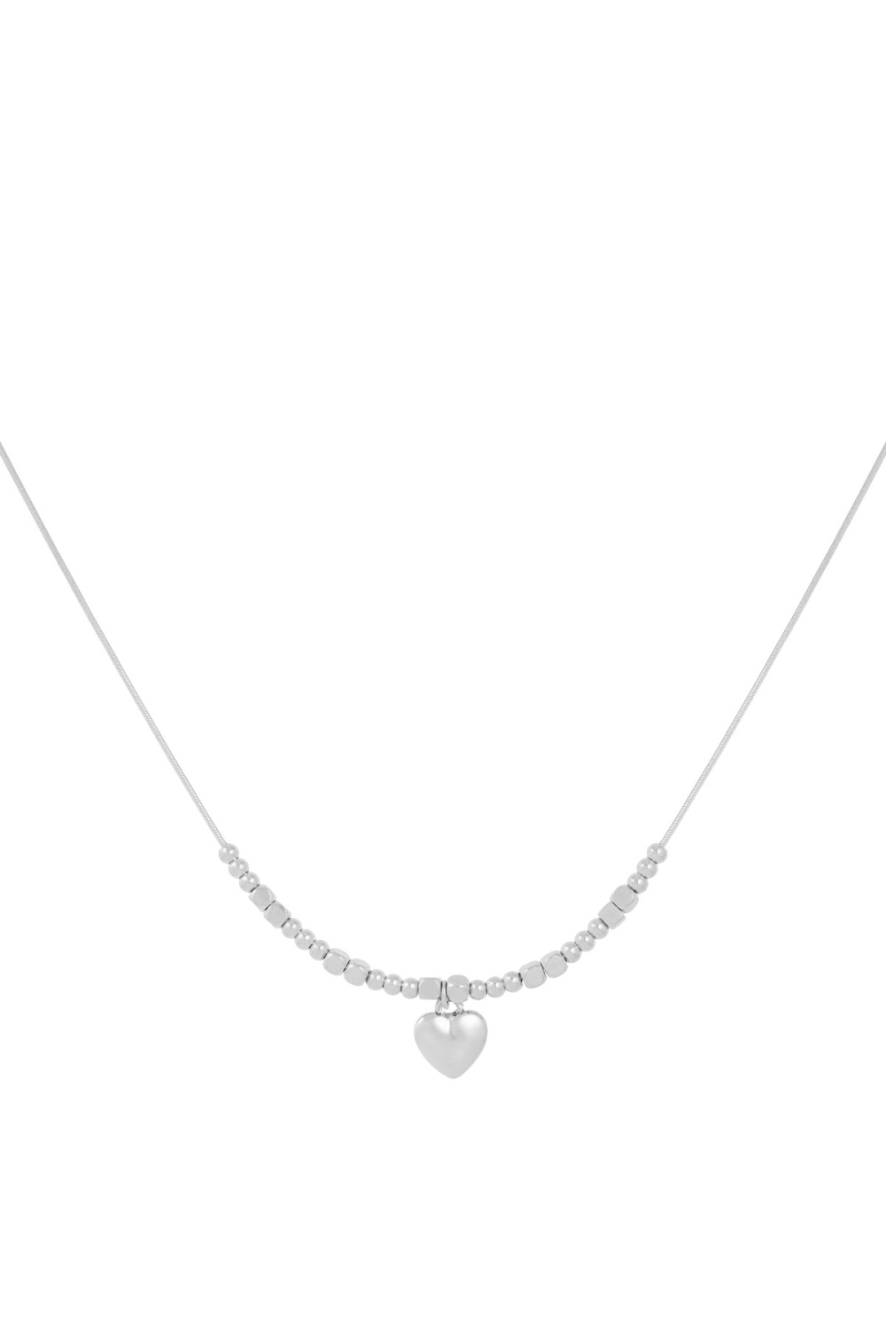 Collier Coeur En Perles 