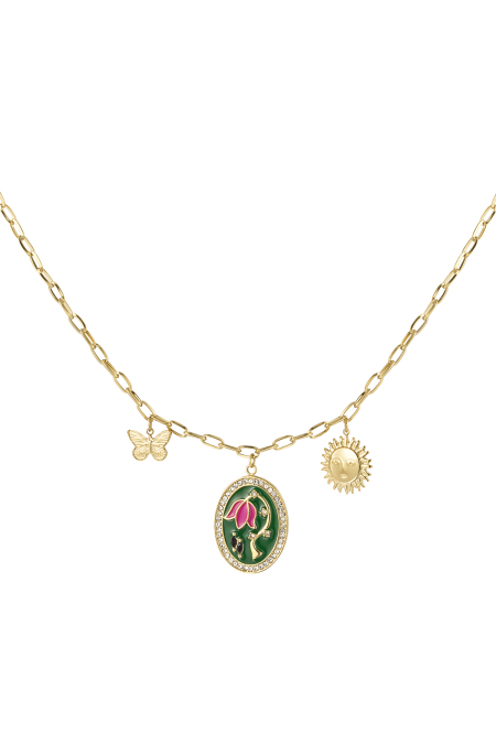 collier fleur éternelle