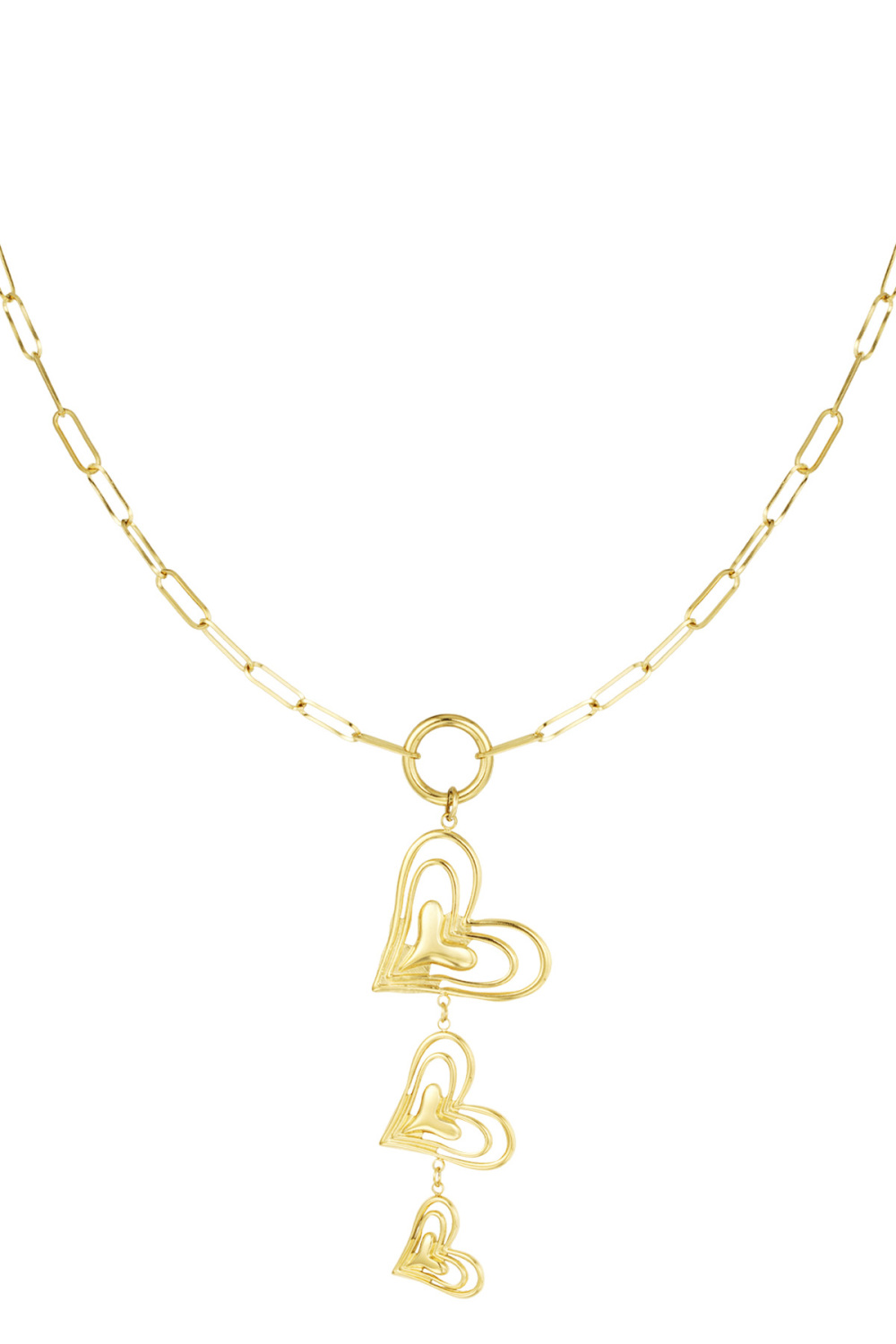 Collier Trio De Coeurs