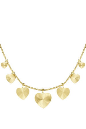 Collier Coeurs Texturés h5 