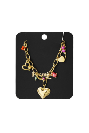 Collier À Breloques Love Coloré h5 Image3