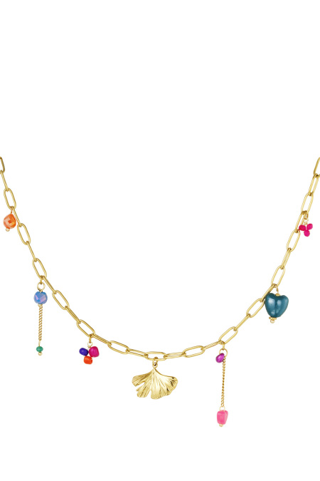 collier charm paradis - couleur couleur or