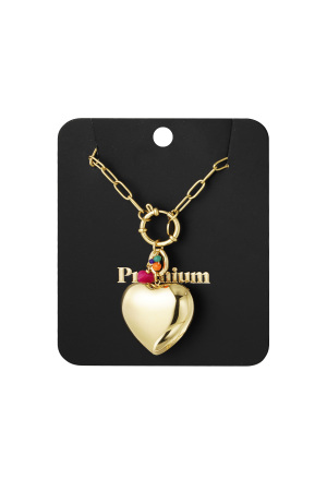 Collier Cadenas Avec Pendentif Coeur h5 Image3