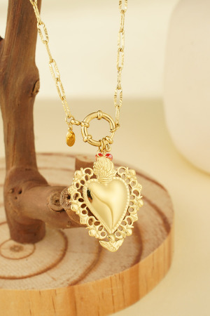 Collier À Breloque Coeur Tropical h5 Image4