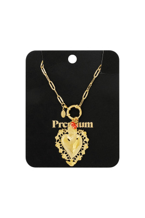 Collier À Breloque Coeur Tropical h5 Image3
