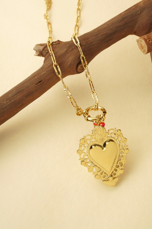 Collier À Breloque Coeur Tropical h5 Image5