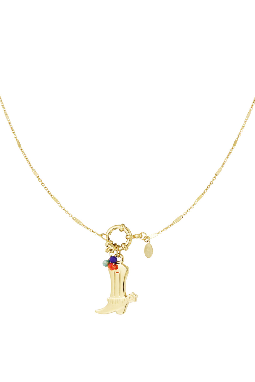 Collier À Breloques Bottes De Cowboy
