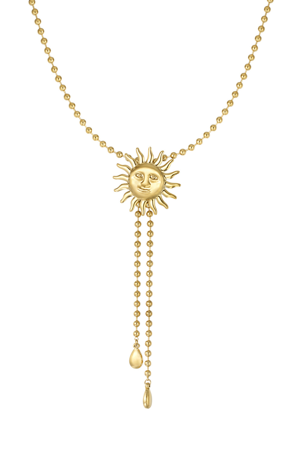 Collier Long Sunny Charm - Doré 