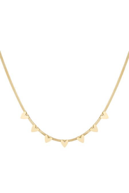 collier de fête en forme de coeur