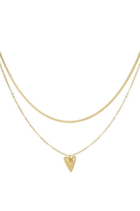 collier multicouches chaleureux