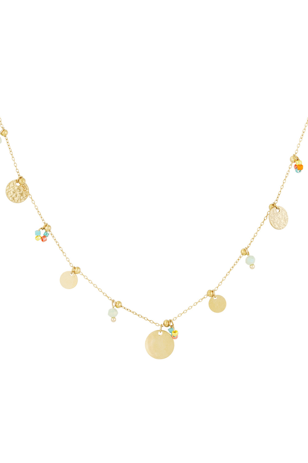 Collier Pièces De Monnaie Color Pop 
