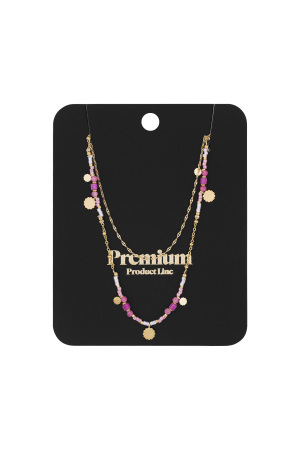 Collier Breloques Roses h5 Image3