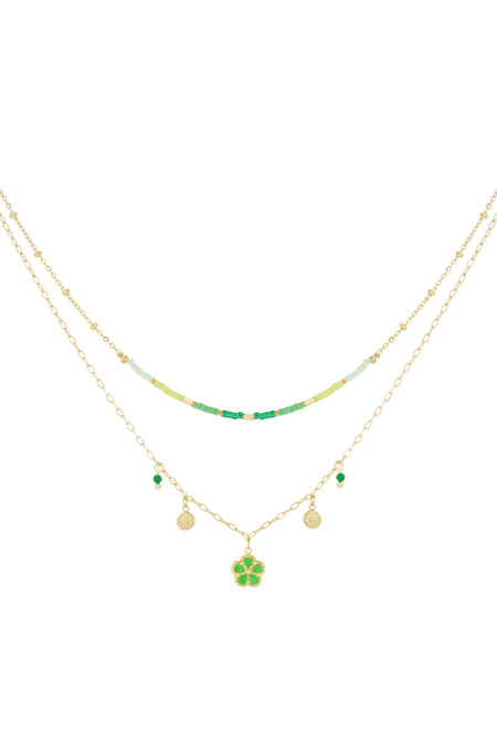 collier rêve vert