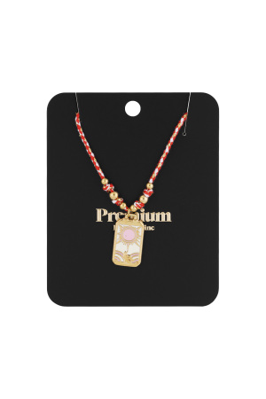 Collier Fiesta Fleurie - Couleur Couleur Or h5 Image3