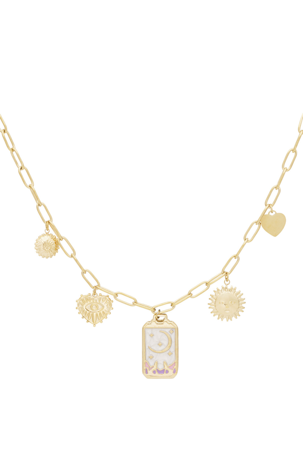 Collier À Breloques Lune Magique 