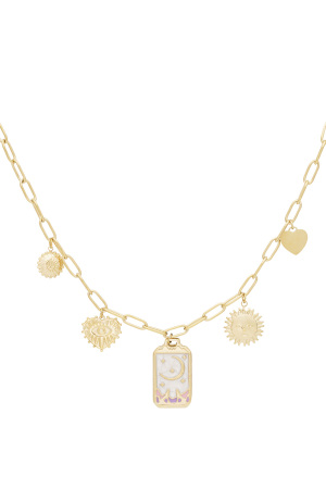 Collier À Breloques Lune Magique h5 