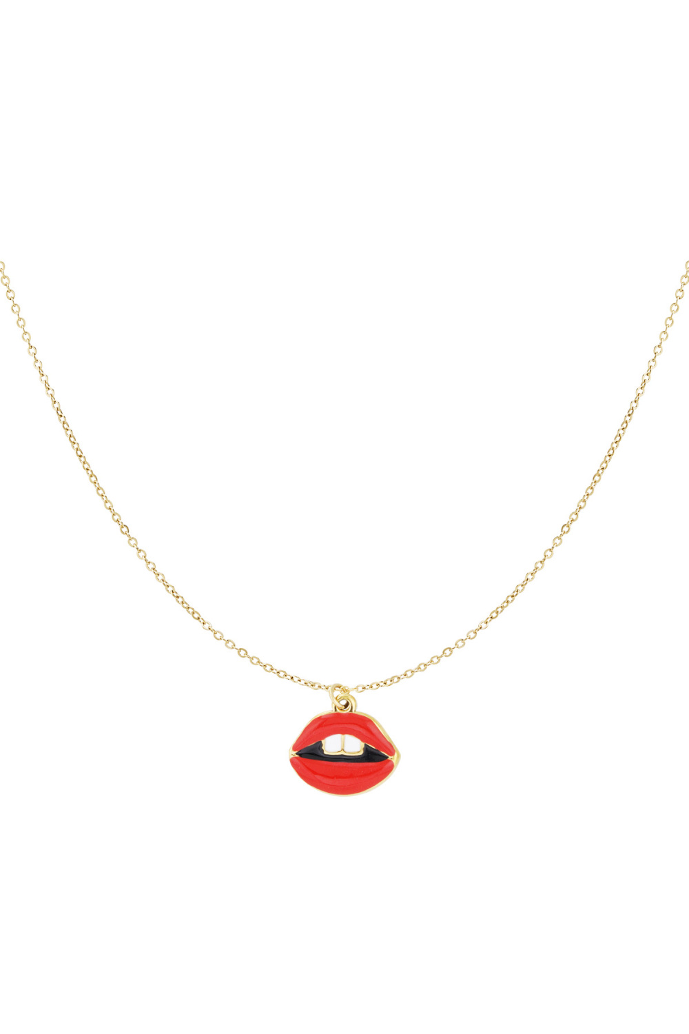 Collier Embrasse Mes Lèvres 