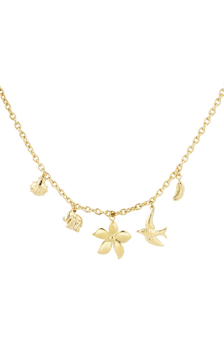 collier à breloques esprit de la nature