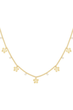 Collier Fleur Scintillante h5 