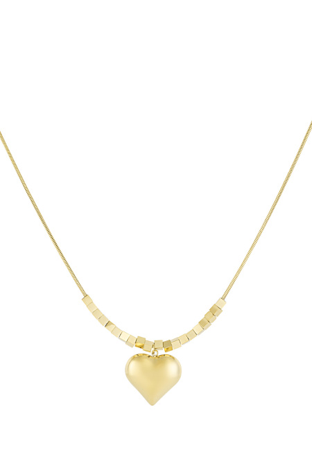 collier coeur tendance