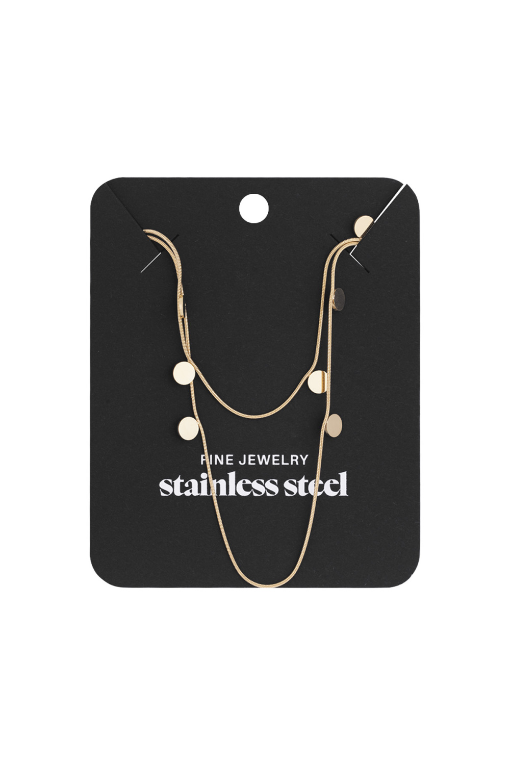 Collier Double Pièces De Monnaie h5Image3