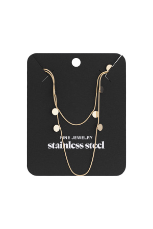 Collier Double Pièces De Monnaie h5 Image3