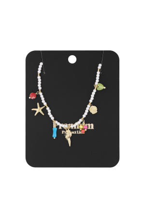 Collier Colcouleur Oré - Couleur Or Blanc h5 Image3