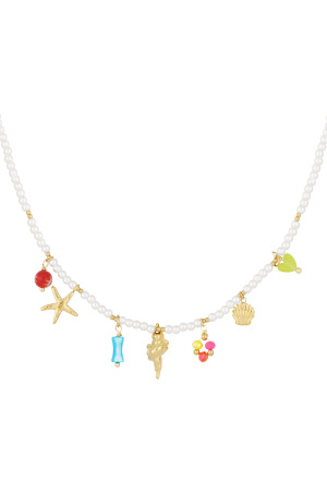 Collier Colcouleur Oré - Couleur Or Blanc h5 