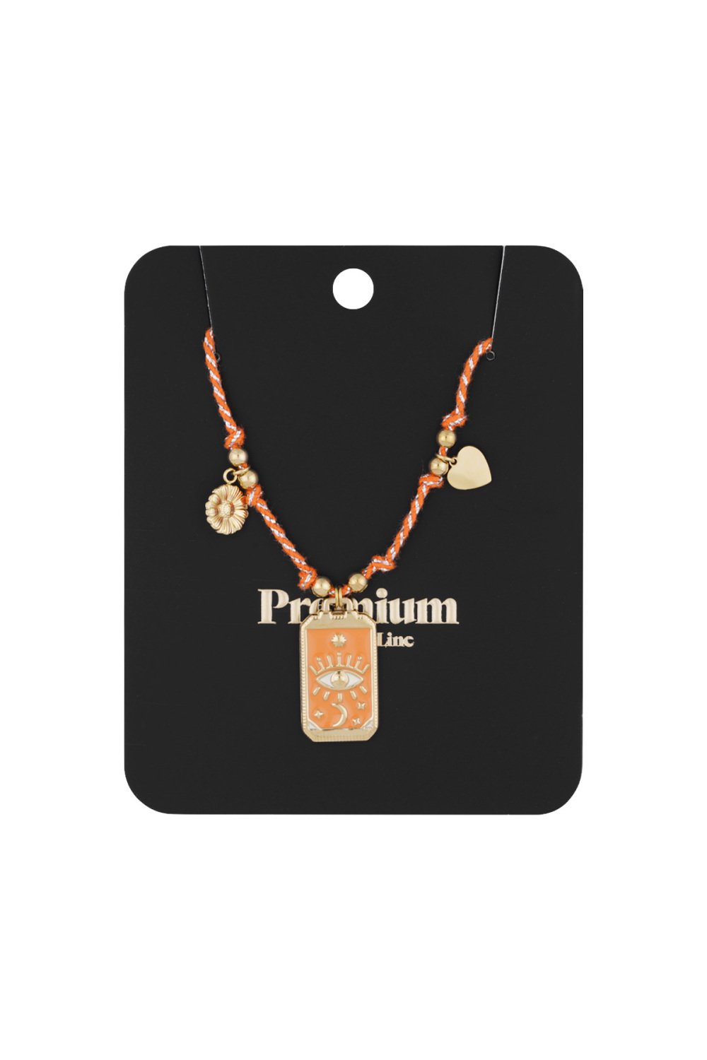 Collier À Breloques Eclipse - Couleur Or Couleur Orange h5Image3