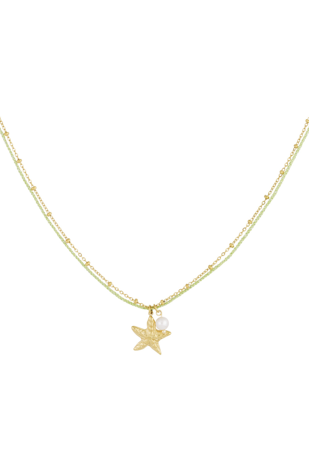 Collier Étoile De Mer Perle 